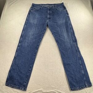 Wrangler Jeans Premium Quality Blue Denim Menswear Authentic Classic‎ Comfort